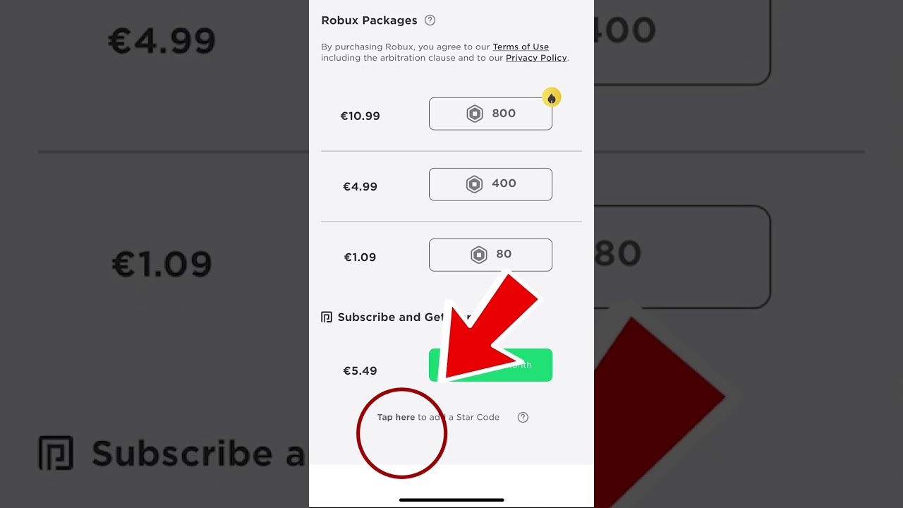 Cómo canjear códigos de Robux gratis